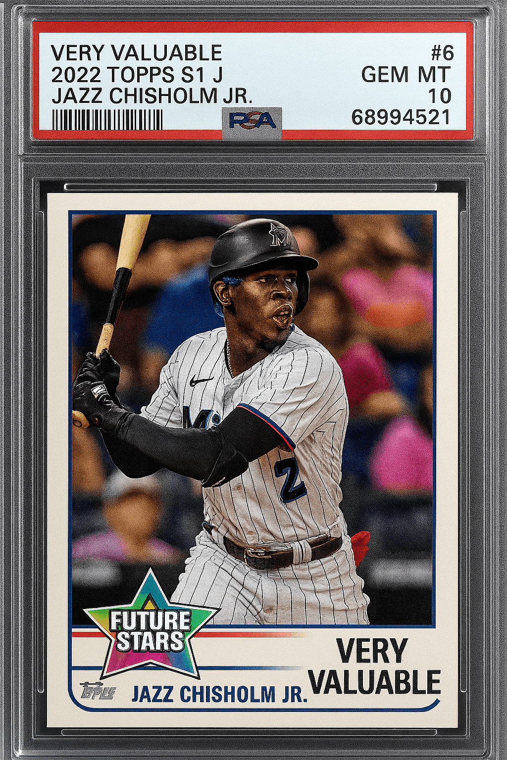 2022 Topps Series 1 Future Star Jazz Chisholm Jr #6